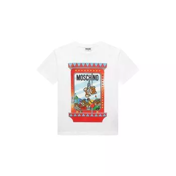 Хлопковая футболка Moschino