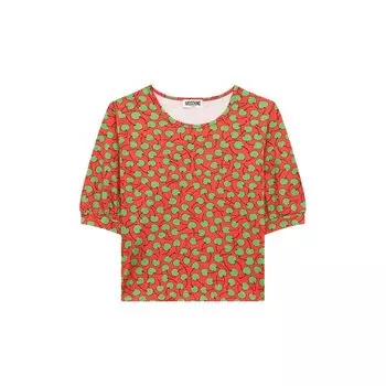Хлопковая футболка Moschino
