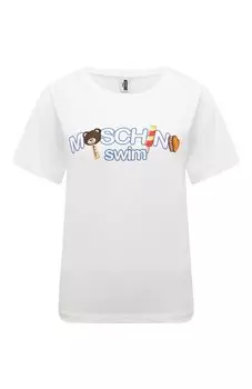 Хлопковая футболка Moschino