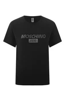 Хлопковая футболка Moschino