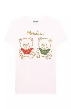 Хлопковая футболка Moschino