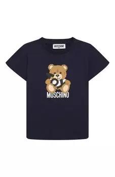 Хлопковая футболка Moschino