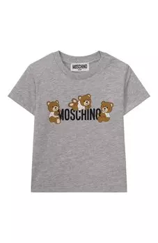 Хлопковая футболка Moschino