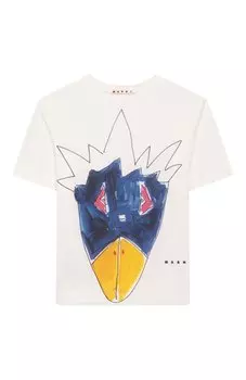 Хлопковая футболка Marni