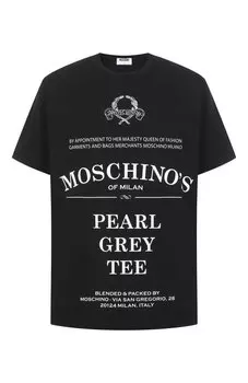 Хлопковая футболка Moschino