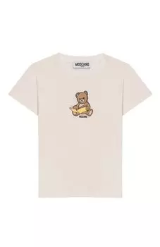 Хлопковая футболка Moschino