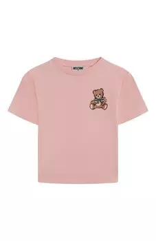 Хлопковая футболка Moschino