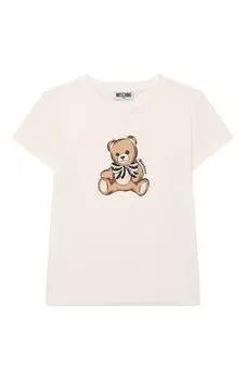 Хлопковая футболка Moschino