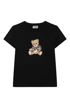 Хлопковая футболка Moschino