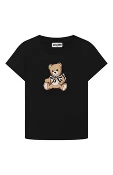 Хлопковая футболка Moschino