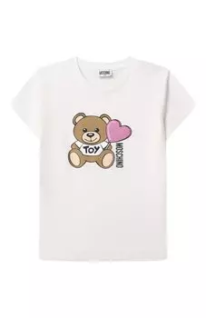 Хлопковая футболка Moschino