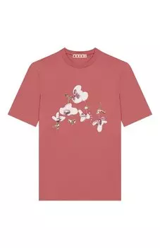 Хлопковая футболка Marni
