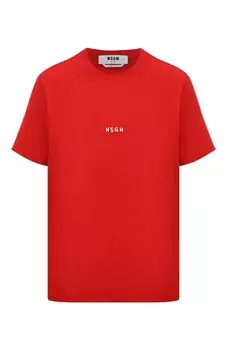 Хлопковая футболка MSGM