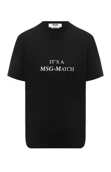 Хлопковая футболка MSGM