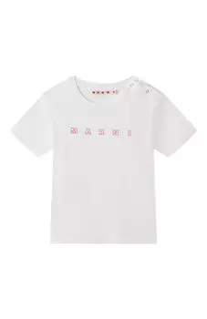 Хлопковая футболка Marni