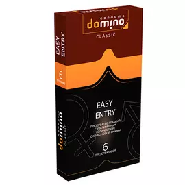 DOMINO CONDOMS Презервативы DOMINO CLASSIC Easy Entry 6.0