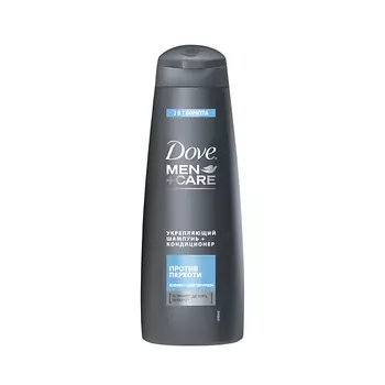DOVE Шампунь-кондиционер 2 в 1 укрепляющий против перхоти Men Care
