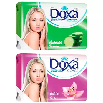 DOXA Мыло туалетное BEAUTY SOAP Орхидея, Огурец 480