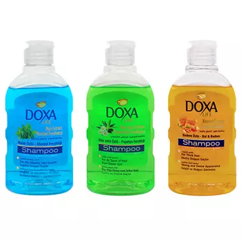 DOXA Шампунь для волос алоэ вера, мята, миндаль 630