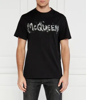 Футболка Alexander McQueen Regular Fit, черный