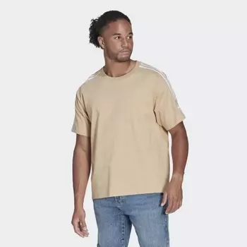 Мужская футболка adidas Adicolor Parley Tee (Gender Neutral) (Бежевая)