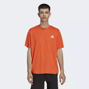 Мужская футболка adidas AEROREADY Designed for Movement Tee (Оранжевая)