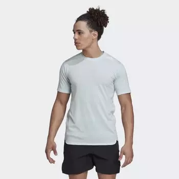 Мужская футболка adidas Designed for Training Tee (Синяя)