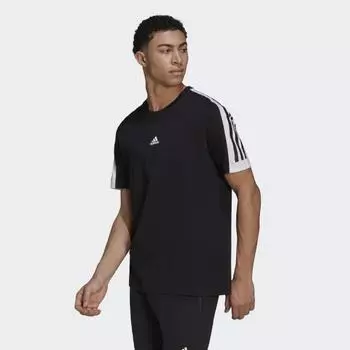 Мужская футболка adidas Future Icons 3-Stripes Tee (Черная)