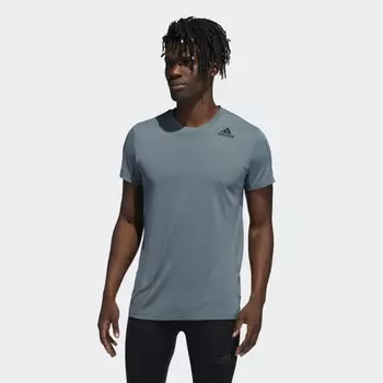 Мужская футболка adidas HEAT.RDY 3-Stripes Tee (Синяя)