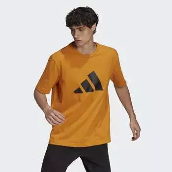 Мужская футболка adidas Sportswear Future Icons Logo Graphic Tee (Оранжевая)