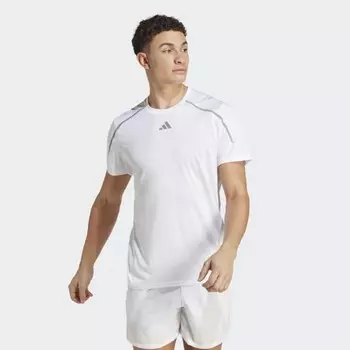 Мужская одежда для бега adidas Confident Engineered Tee (Белая)