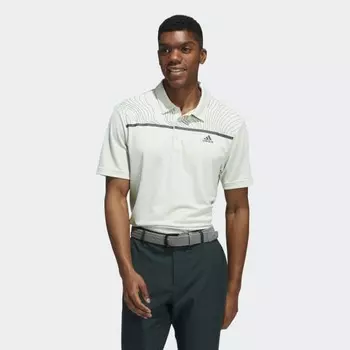 Мужская рубашка adidas Core Chest-Print Polo Shirt (Зеленая)