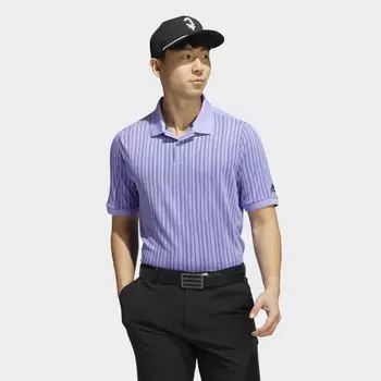 Мужская рубашка adidas Jacquard HEAT.RDY Polo Shirt (Фиолетовая)
