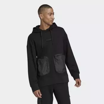 Мужская толстовка adidas R.Y.V. Loose Fit Hoodie (Черная)