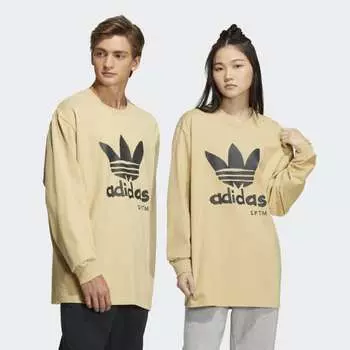 Футболка adidas Song for the Mute Long Sleeve Tee (Бежевая)