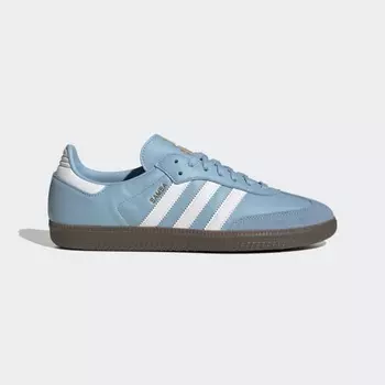 Мужские кроссовки adidas Samba Argentina Shoes (Синие)
