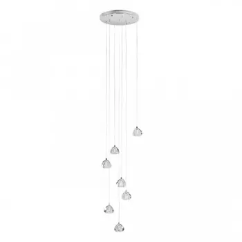 Подвесной хрустальный светильник каскадный Loft It Rain 10151/7