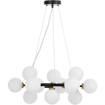 Подвесной светильник молекулы Lumina Deco Marsiada LDP 6033-15 BK+MD