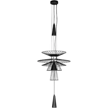 Подвесной светильник в виде летающей тарелки Loft It Star 10141/400 Black