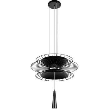 Подвесной светильник в виде летающей тарелки Loft It Star 10141B/400 Black