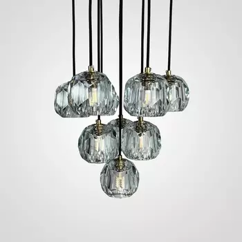 Подвесной светильник (люстра) Boule De Cristal Round Cluster Chandelier 10 ImperiumLoft 40,1542 (84597-22)