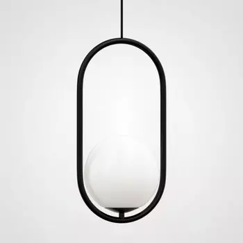 Подвесной светильник Matthew Mccormick Hoop 40 Black Mila Pendant ImperiumLoft Hoop-B01 (179964-22)