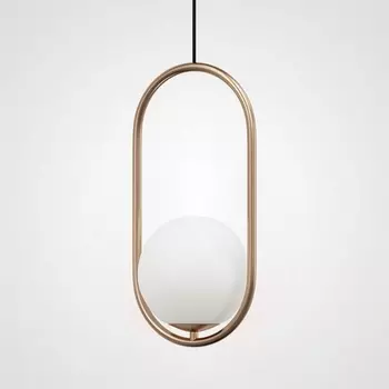 Подвесной светильник Matthew Mccormick Hoop 40 Бронза Mila Pendant ImperiumLoft 181903-22 (181903-22)