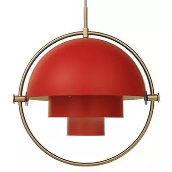 Подвесной светильник (люстра) Louis Weisdorff Gubi Multi-Lite Pendant Red ImperiumLoft 40,2316 (123431-22)