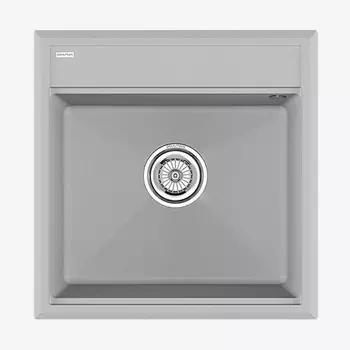 Кухонная мойка Paulmark Stepia-500 50 см PM115051-GRS серый дым
