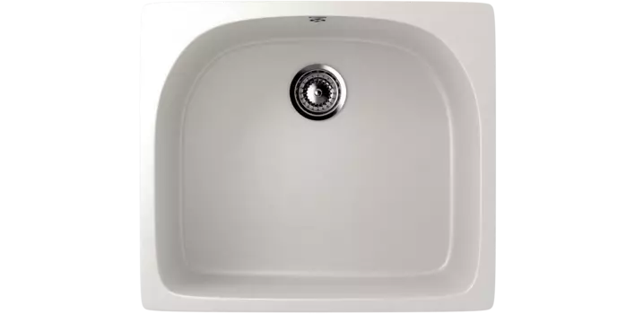 Кухонная мойка Ulgran Classic 59 см U-408-341 белая