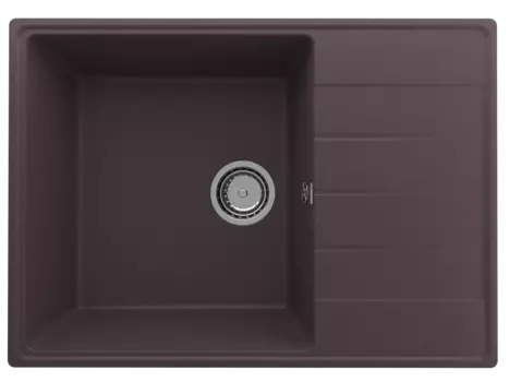 Кухонная мойка Ulgran Quartz 70 см Prima 700-06 коричневая