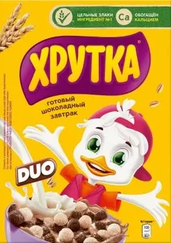 Готовый завтрак хрутка 350 г шарики дуо