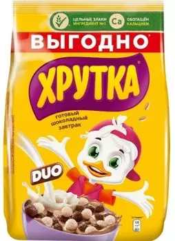 Готовый завтрак хрутка 650 г шарики дуо пакет