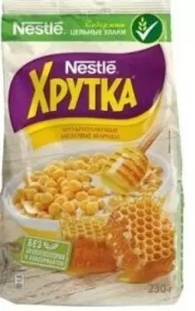 Готовый завтрак хрутка 230 г медовые хлопья пакет